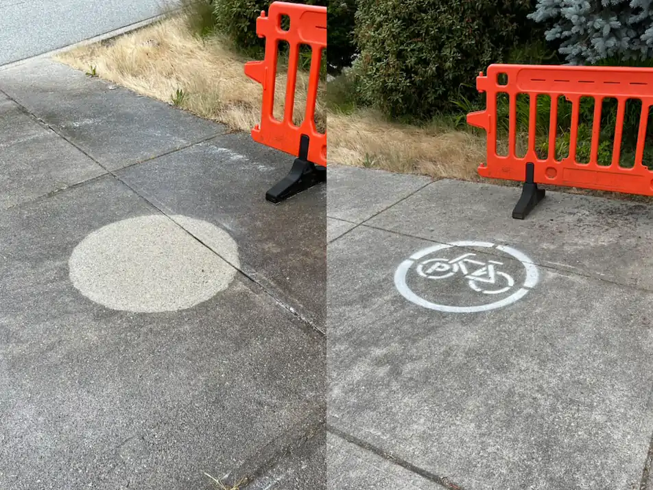 Road marking removal
